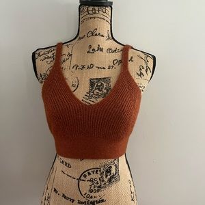 Women’s sweater backless tank top size medium